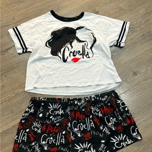 Disney Cruella Pajama Set